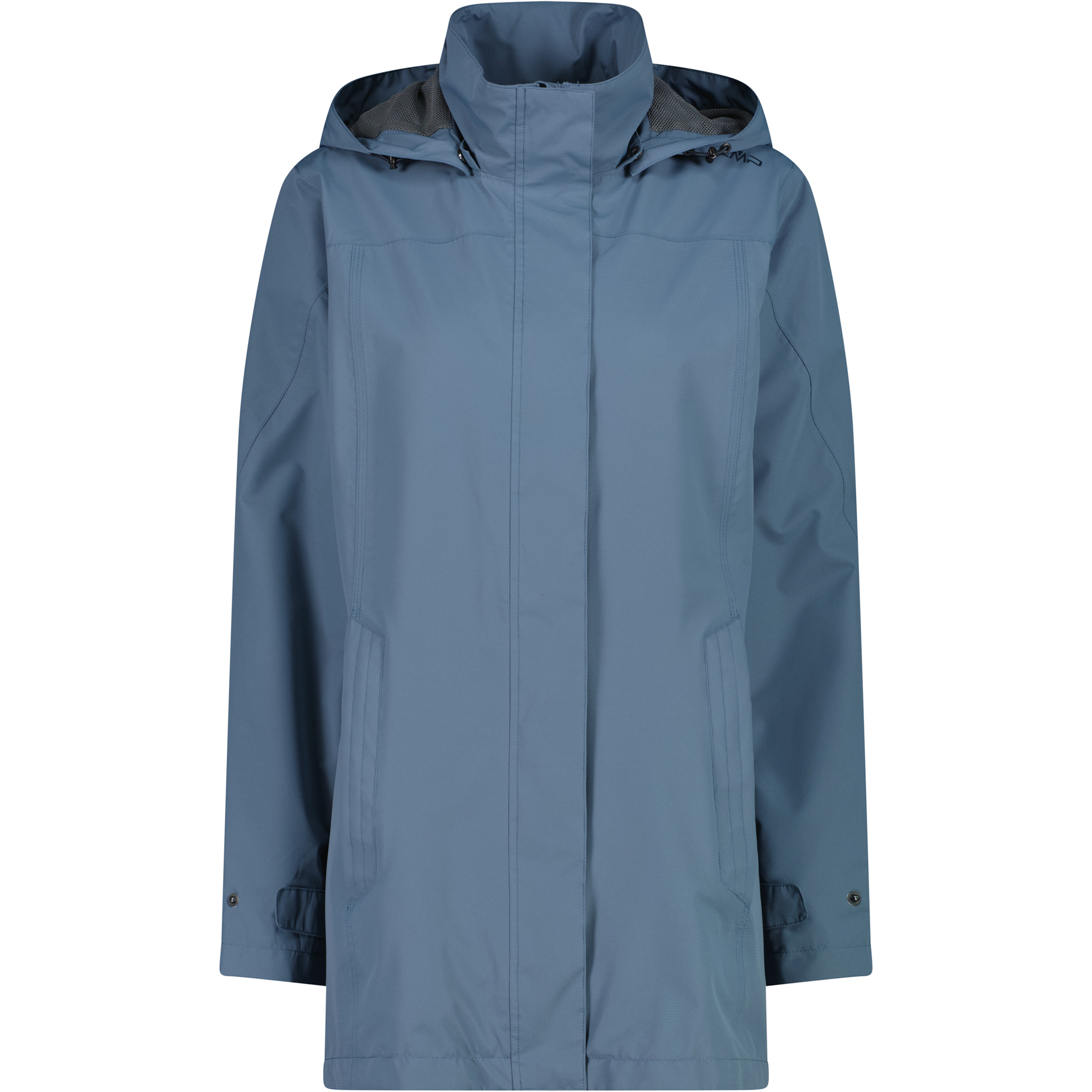 CMP Rain Button Damen Regenjacke blau Größe M Trekking Klein verpackbar Wasserabweisend