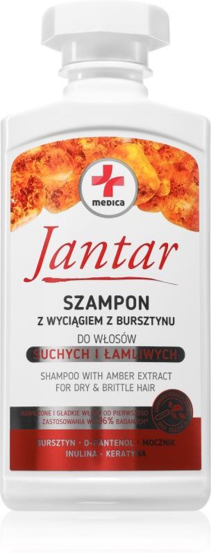 Ideepharm Jantar Medica shampoing nourrissant intense pour cheveux secs 330 ml