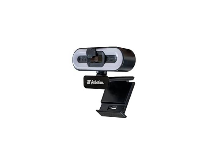 Verbatim Webcam met microfoon en verlichting Autofocus Full HD 1080p AWC-02