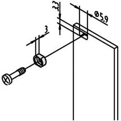 nVent SCHROFF 21100886 19 Zoll Montagezubehör Mehrfarbig