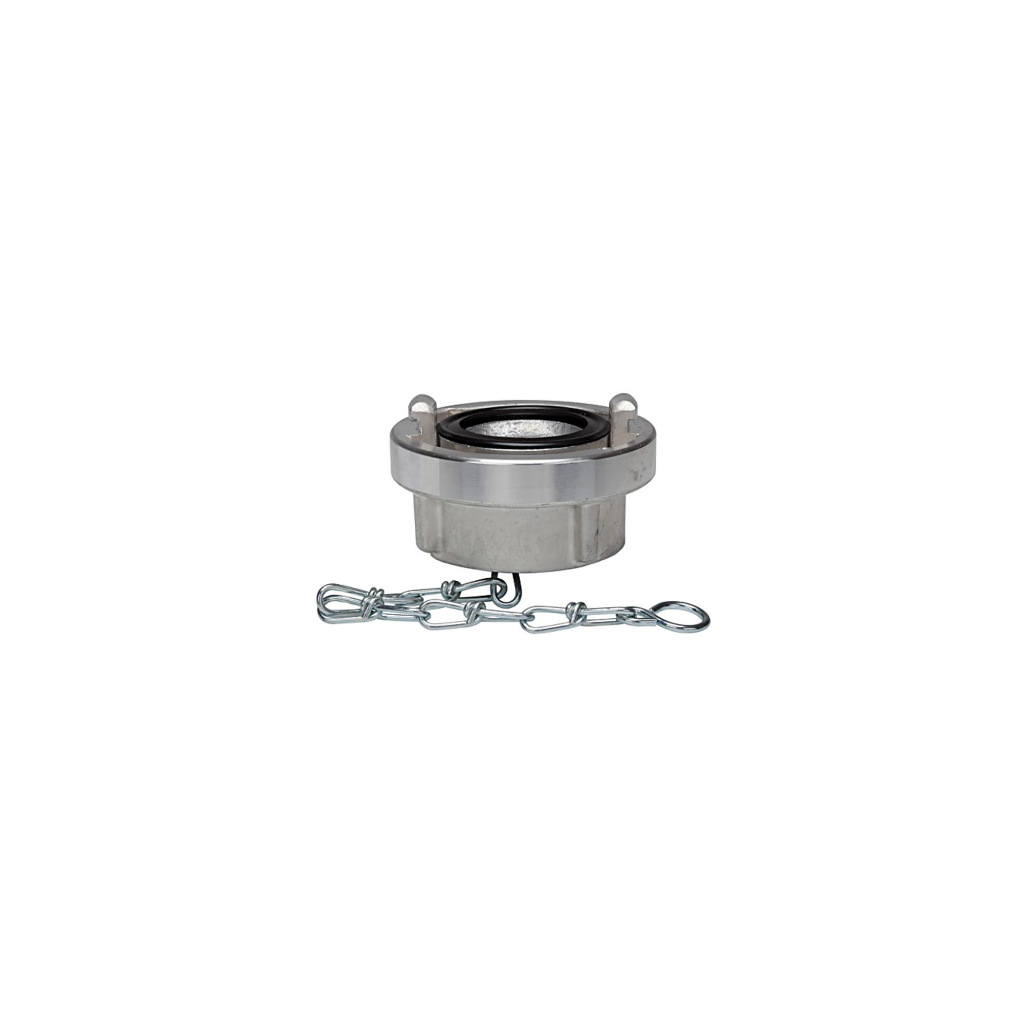 Riegler Storz-Blindkupplung, Kette, Alu, Storz-Größe 110-A, KA 133 mm (2407.133)