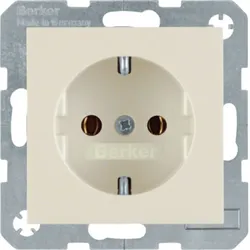 Berker SCHUKO-Steckdose ws/gl 47438982