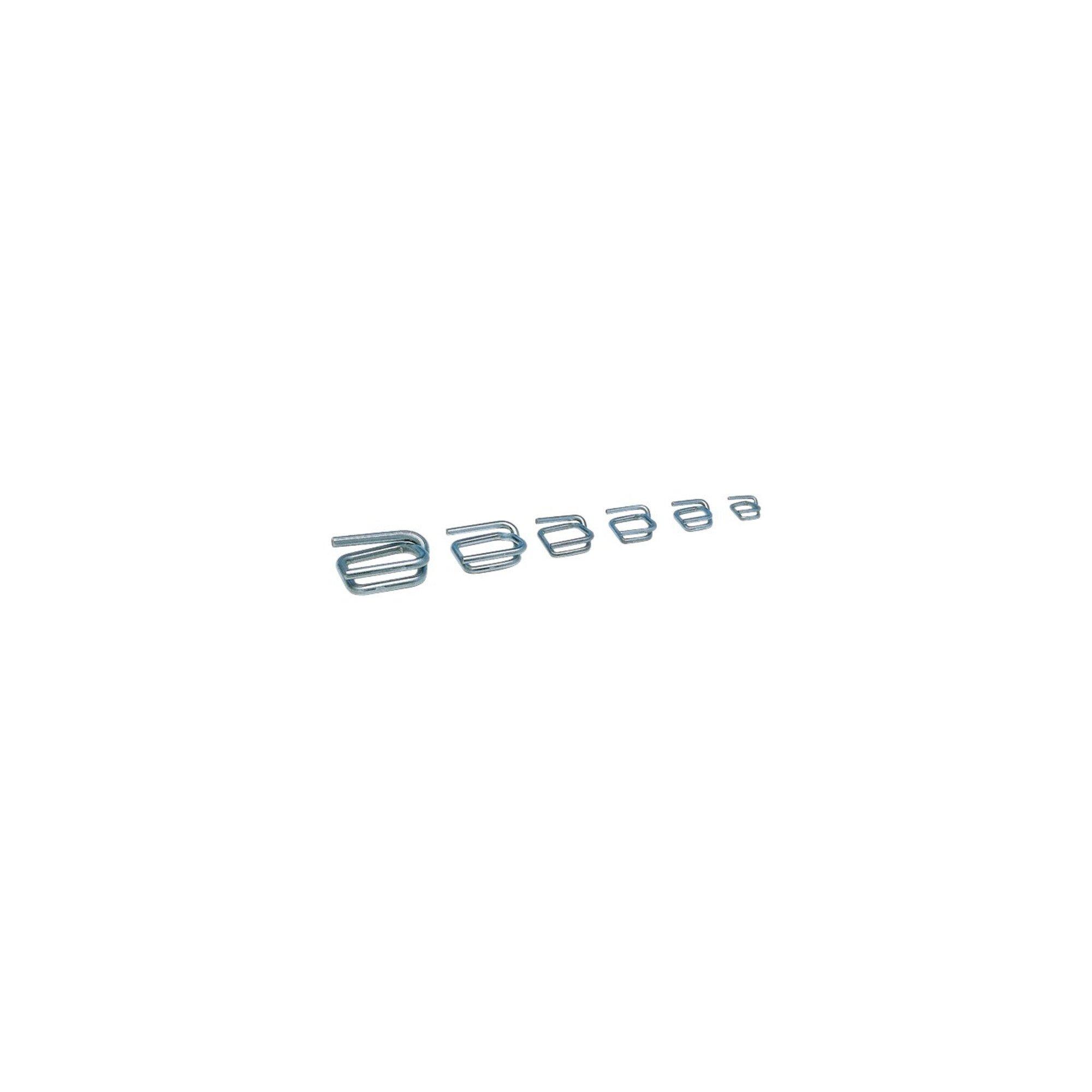 Klemmen für PE-Band 25mm, Karton a 500 Stk ; Banholzer & Wenz (4030198174135)