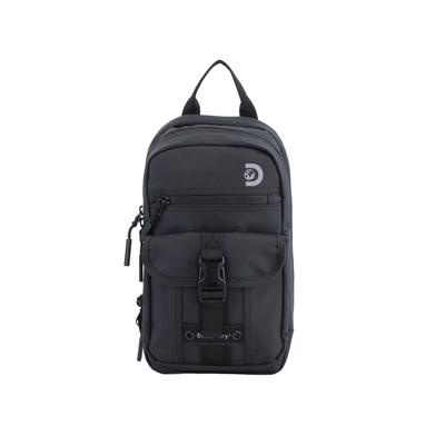 Laptoptasche DISCOVERY "Shield", Gr. B/H/T: 12cm x 34cm x 20cm, schwarz, Kunstfaser, unifarben, Taschen Laptoptasche, mit breitem und verstellbarem Crossbody-Tragegurt