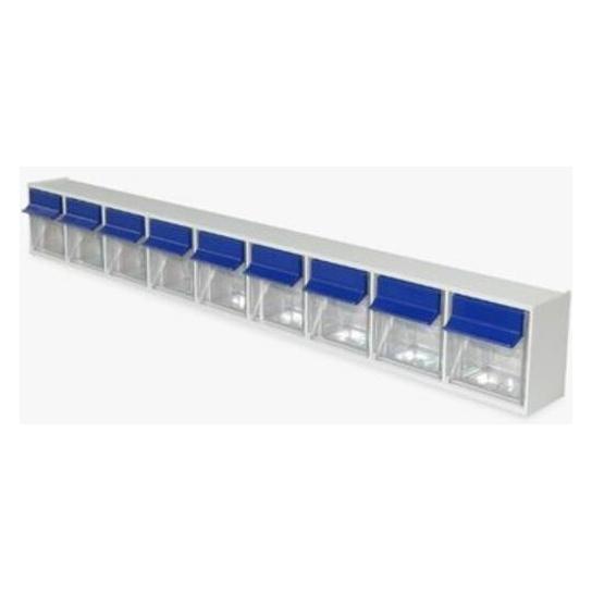 Magni MultiStore Wand-Set 30 Klarsichtbehälter hochschlagfest Kunststoff lichtgrau (207126)