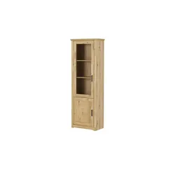 Woodford Vitrine  Boston ¦ holzfarben ¦ Maße (cm): B: 70 H: 205 T: 40.0