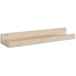 WANDREGAL aus massiver Kiefer - L60 x H7 cm