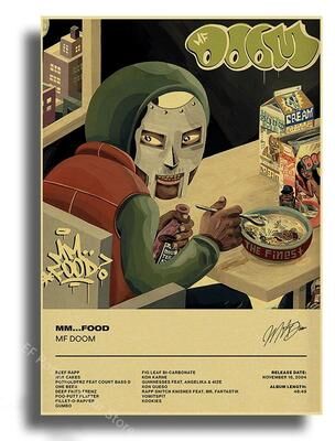 Inspire Select Vintage Music Album Poster Print Retro Aesthetic Wall Art (Mitski, TV Girl, Tame Impala Style) 21 a3