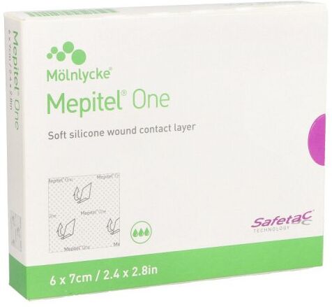 Mepitel One 6x7 cm Silikon Netzverband