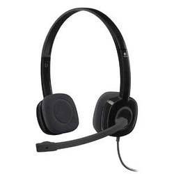 Logitech H151 On Ear Headset kabelgebunden Stereo Schwarz Mikrofon-Rauschunterdrückung, Noise Cancelling Lautstärkeregelung, Mikrofon-Stummschaltung Computer 981-000589