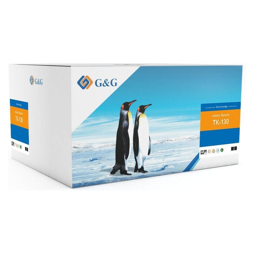 G&G Toner ersetzen Kyocera TK-130/ 1T02HS0EU0 2 Stück (15028)