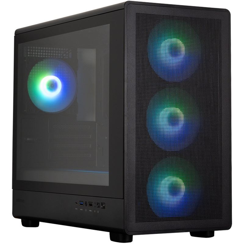 Zalman M5 Mini Tower ohne Netzteil schwarz