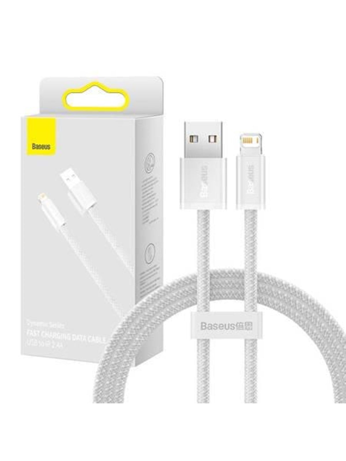 Baseus Dynamic cable USB to Lightning 2.4A 1m (White)