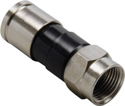 TRU Components 1582451 F-Stecker Kompression Anschlüsse: F-Stecker Kabel-Durchmesser: 7.4mm
