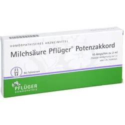 Milchsäure Pflüger Potenzakkord