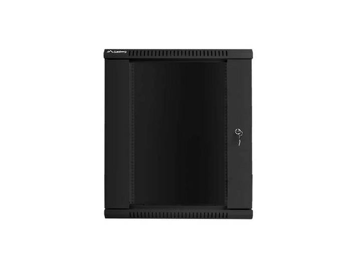 Lanberg Wandgehäuse Lanberg WF01-6415-10B Rack 15U Wandmontiertes Regal Schwarz