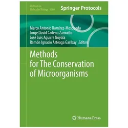 Methods for The Conservation of Microorganisms, Fachbücher von Ramón Ignacio Arteaga Garibay, Marco Antonio Ramírez-Mosqueda, Jorge David Cadena Zamudio, José Luis Aguirre Noyola