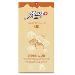 Munz Milchschokolade Salzkaramell bio
