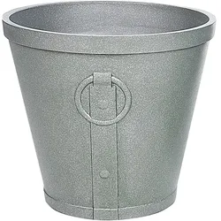 BLUMENTOPF grau rund 45/45/41 cm Vari