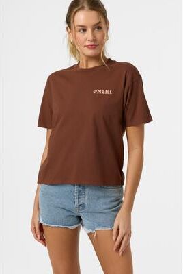 O'Neill s Escape Easy T-Shirt in Coconut Brown, Size XS