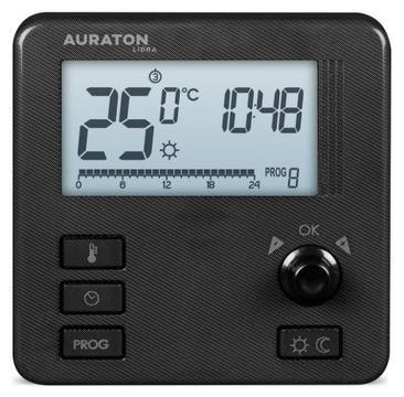 Auraton Libra 3021 Carbon Edition Thermostaat met wekelijksprogramma