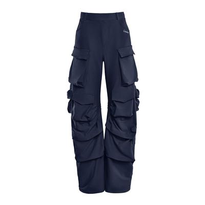 Sporthose WINSHAPE "Functional Comfort Cargo Pants CP101C", Damen, Gr. M, Normalgrößen, grau (anthrazit), 85% Polyester, 15% Elasthan, Hosen Sporthose, mit Taschen