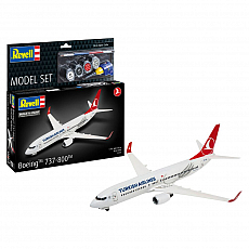 Revell - Boeing 737-800 Turkish Airlines - Model Set - 1:144 - 63 Teile 306037