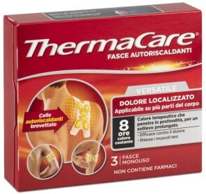 ANGELINI PHARMA ITALIA SpA Thermacare - Versatile Fascia Confezione 3 Pezzi - Fascia Antidolorifica con Calore Prolungato