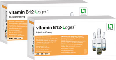 Dr. Loges + Co. GmbH VITAMIN B12-LOGES Injektionslösung Amp. 100X2 ml 13703921