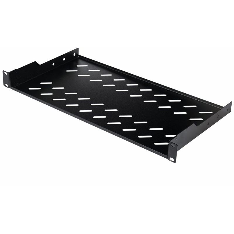 Equip Fachboden fest 19" für Serverschränke, 1U 40cm sw