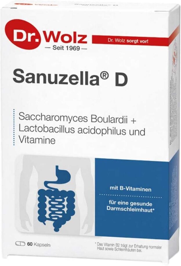 Dr. Wolz Sanuzella D Zellulose Kapseln
