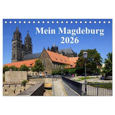 Mein Magdeburg 2026 (Tischkalender 2026 DIN A5 quer), CALVENDO Monatskalender