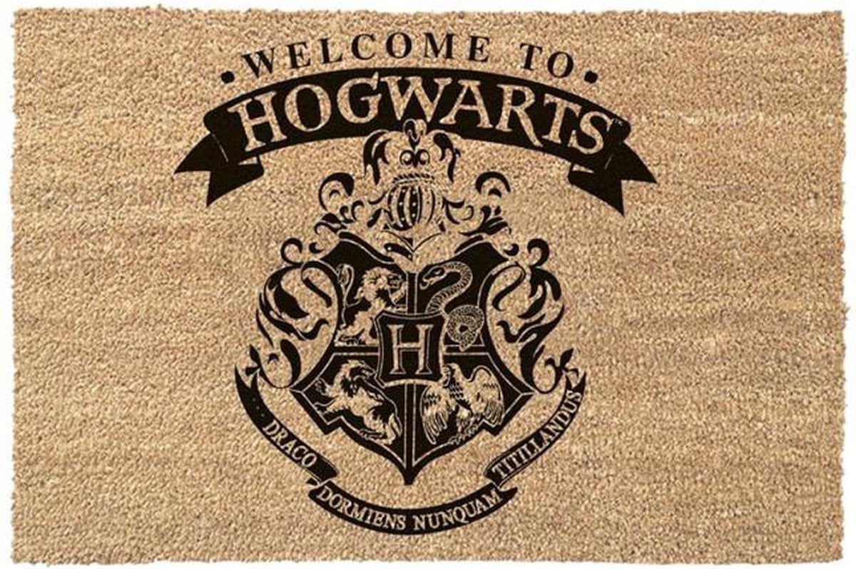 Harry Potter Deurmat Welcome to Hogwarts 40 x 60 cm