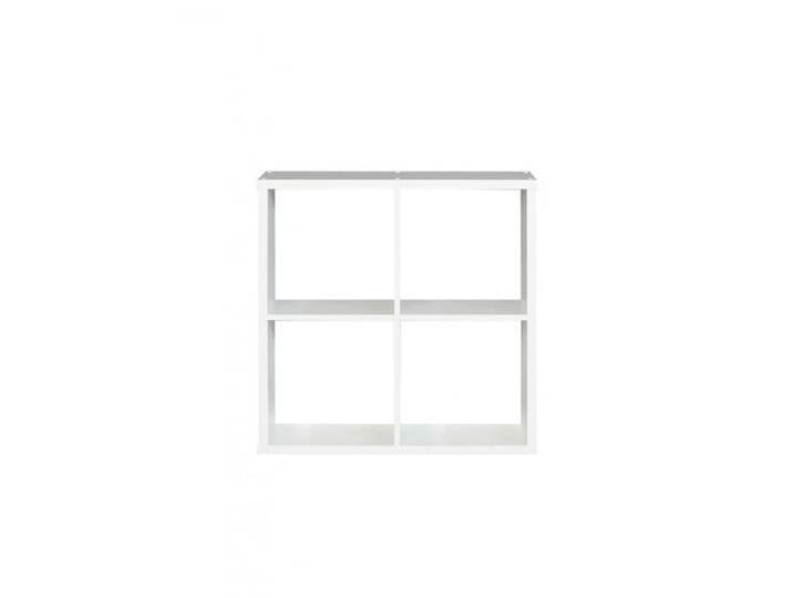 Etagère cube 4 casiers décor blanc - Classico Meubletmoi