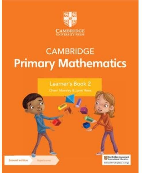 Cherri Moseley - Cambridge Primary Mathematics Learner's Book 2 with Digital Access (1 Year) (Cambridge Primary Maths) - Preis vom 14.10.2026 23:07:16 h