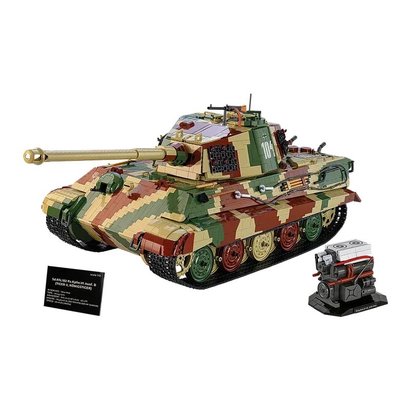Cobi Tiger II Königstiger (Maßstab 1:12)