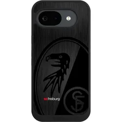 Nivocase Handyhülle für Google Pixel 10a Hülle NIVOpure Case Schwarz Metallic Look Offizielles (Google Pixel 10a), Smartphone Hülle, Silber, Schwarz