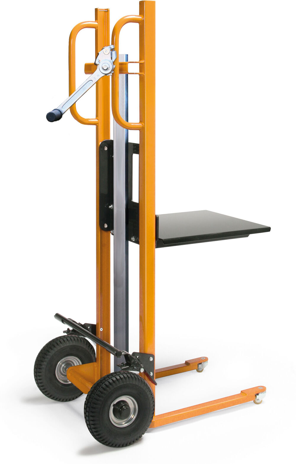Bakoprotaurus Protaurus Hubkarre mit Plattform 250kg Tragkraft Luftbereifung