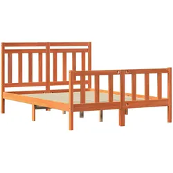 vidaXL, Bett, Holz-Bettgestell (150 x 200 cm)