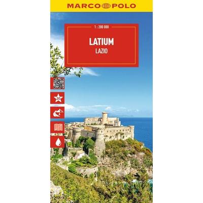 MARCO POLO Reisekarte Italien 09 Latium 1:200.000, Sonstige von , MairDuMont, 978-3-575-02449-7