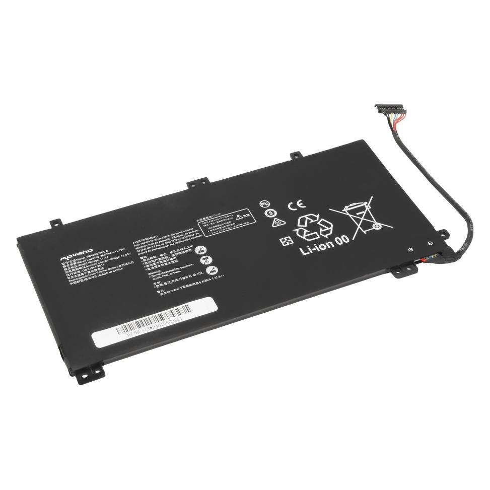 Movano Akku für Huawei Matebook 13 WRT-W19 WX9 W29 (3660 mAh) (BT/HU-13)