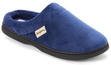 Women's Darcy Velour Clog by Dearfoams in Peacoat (Size XL M)