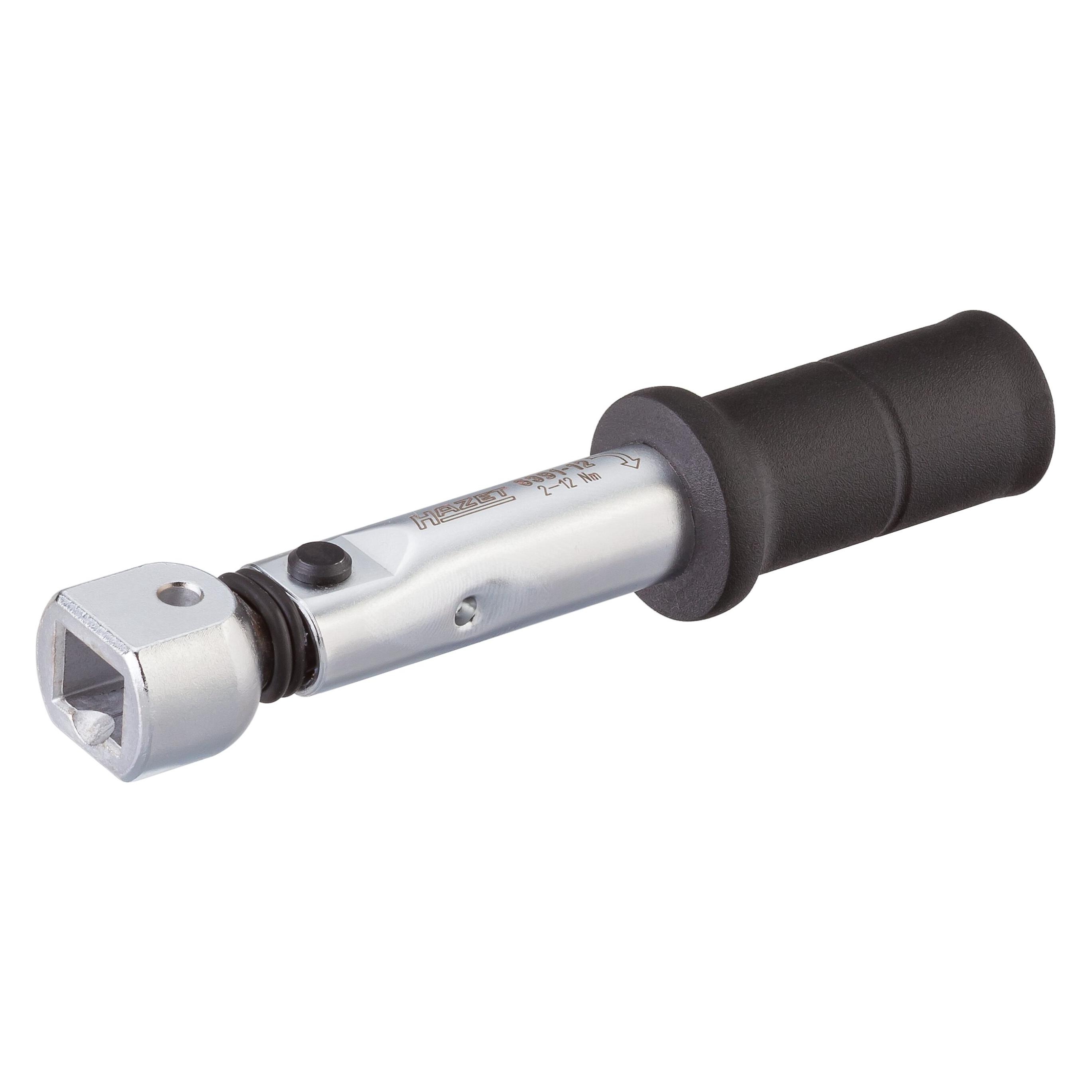 Hazet Drehmoment-Schlüssel 6391-12V - Toleranz: 2% - Einsteck-Vierkant 9 x 12 mm - Ge (2 - 12 Nm) (6391-12V)