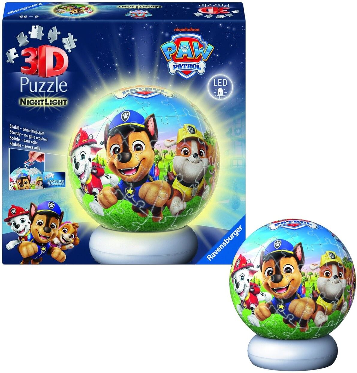 Ravensburger 3D Puzzle: Nightlight Paw Patrol (12008057)