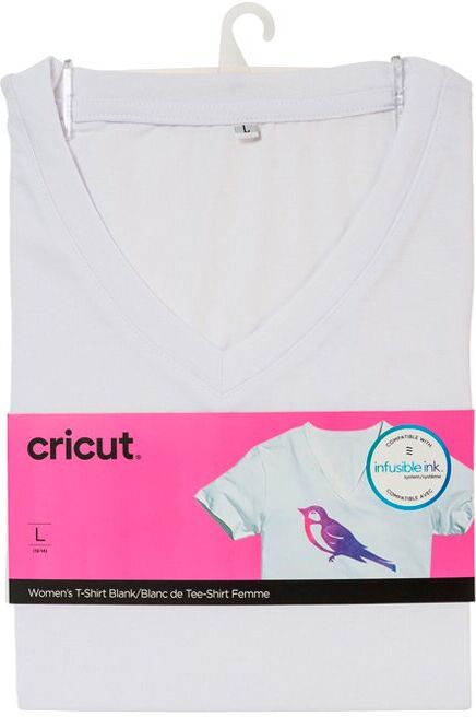 T-SHIRT CRICUT WOMEN L WHT