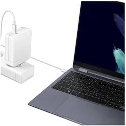 Avizar Ladegerät für Galaxy Book Pro 360 Book2 bis 4 USB-C 96W + 1,8m Kabel (96 W), USB Ladegerät, Weiss