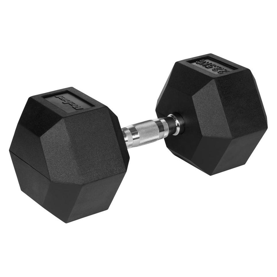 Rebel Gummierte Hantel aus Gusseisen HEX 22 5 kg ACTIVE (RBA-2325-22.5)