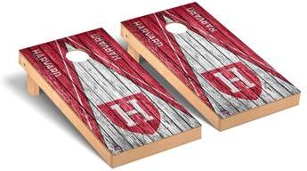 Skip's Garage Harvard Crimson 2x4 Pro Cornhole Boards - V6