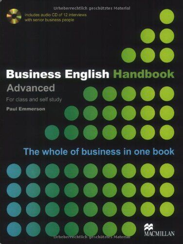 Paul Emmerson - Business English Handbook: Advanced - The whole of business in one book / Student's Book with Audio-CD - Preis vom 13.10.2026 11:25:28 h