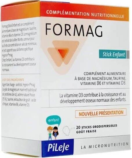 FORMAG Pileje Infantil Sabor Fresa 20 Stick